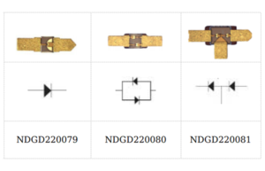 4.8 GaAs Beam Lead Schottky Barrier Diode Chips